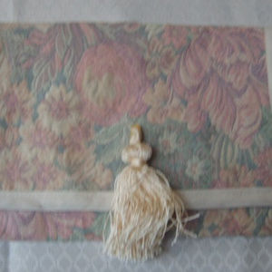 Cosmetic Bag/Clutch Tapestry With Tassel Handmade